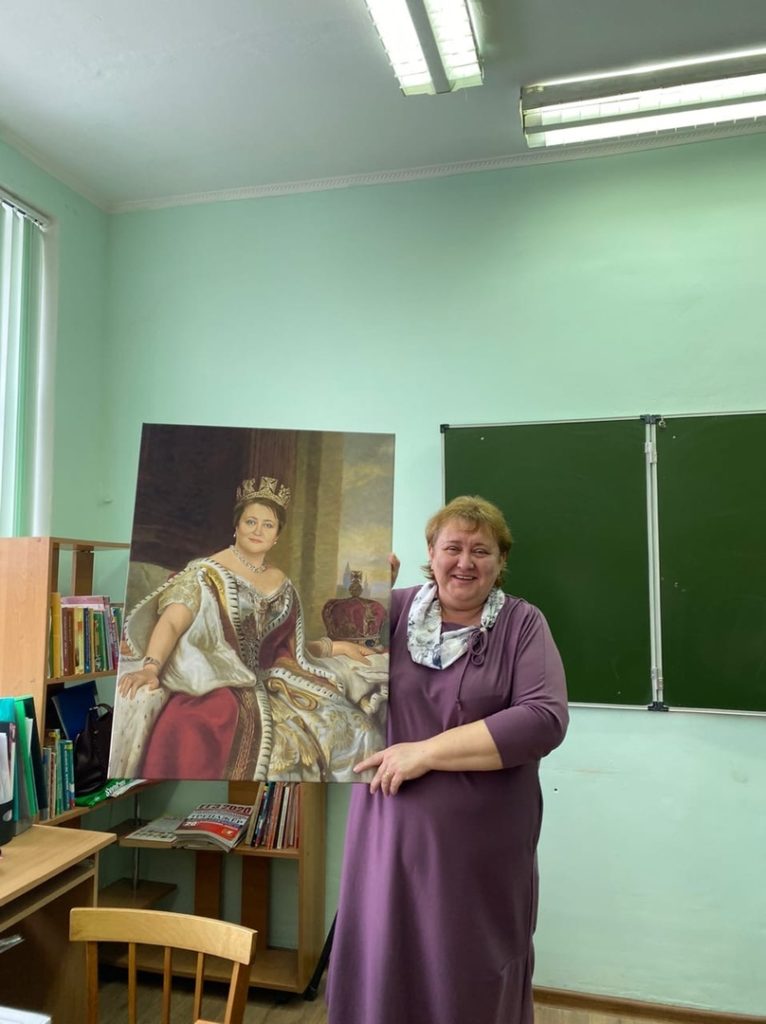 Заказать портрет учителю