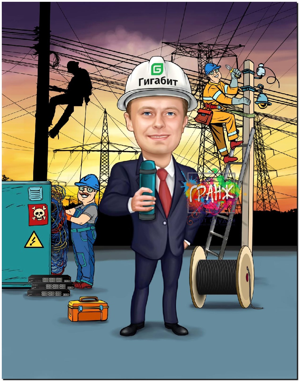 карикатура на заказ